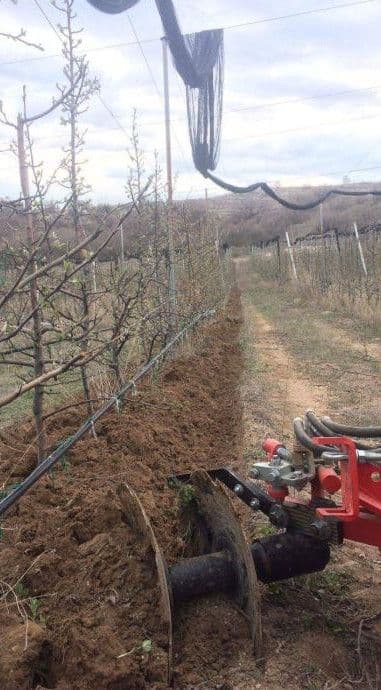 Međuredna tanjirača i nož sa pipalicom Kadioglu KDM110 set — slika 7 od 13