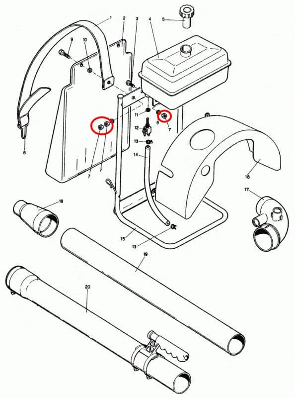 4500300 - Pocinčana matica BL1200,BL2200,L3EVO,M1200 — slika 1 od 1