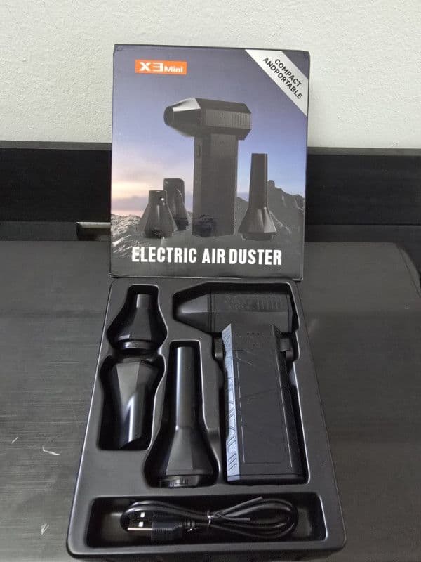 Turbo ručni ventilator JET FUN snažni bežični puhač usisivač — slika 1 od 6