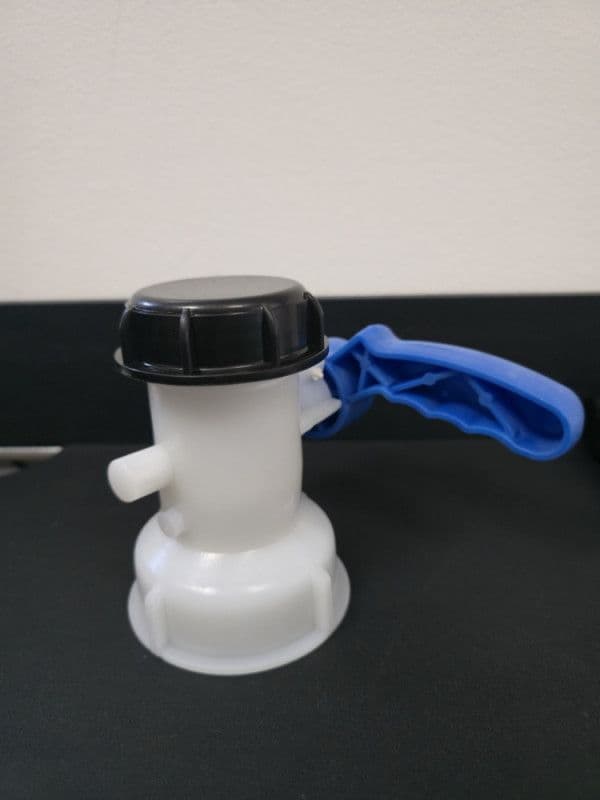 Ventil cesma slavina bacva  bure kaca 1000 L litara 75mm — slika 2 od 3