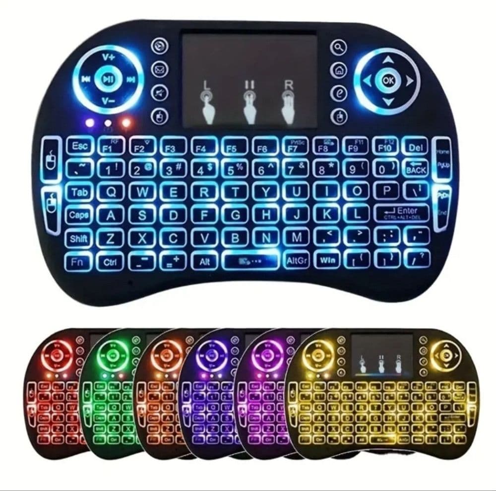 Bezicna mini tastatura USB punjenje tv box laptop racunar x box — slika 2 od 6