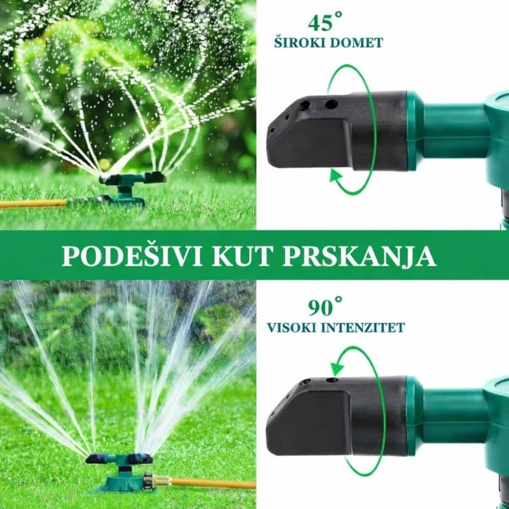Automatska rotirajuca prskalica vrt travnjak trava zalivanje — slika 5 od 5