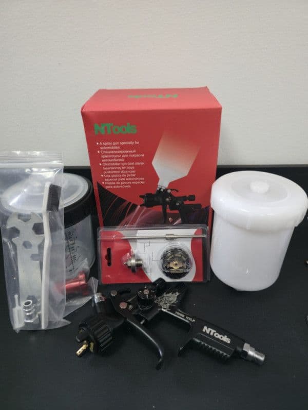 SATA JET NTools 1000B 1.3mm i 1.7mm pistolj sprica farbanje lak — slika 2 od 14