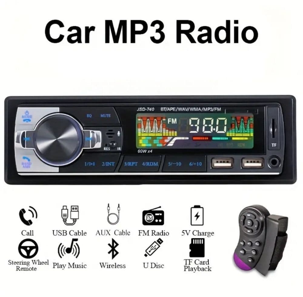 Auto Radio Bluetooth MP3 USB Memorijska kartica komande za volan — slika 2 od 3