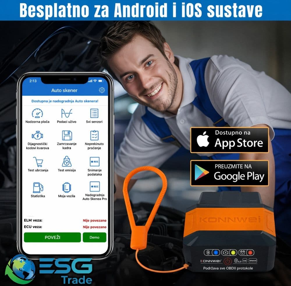 Auto dijagnostika OBD II bluetooth autodijagnostika — slika 5 od 7