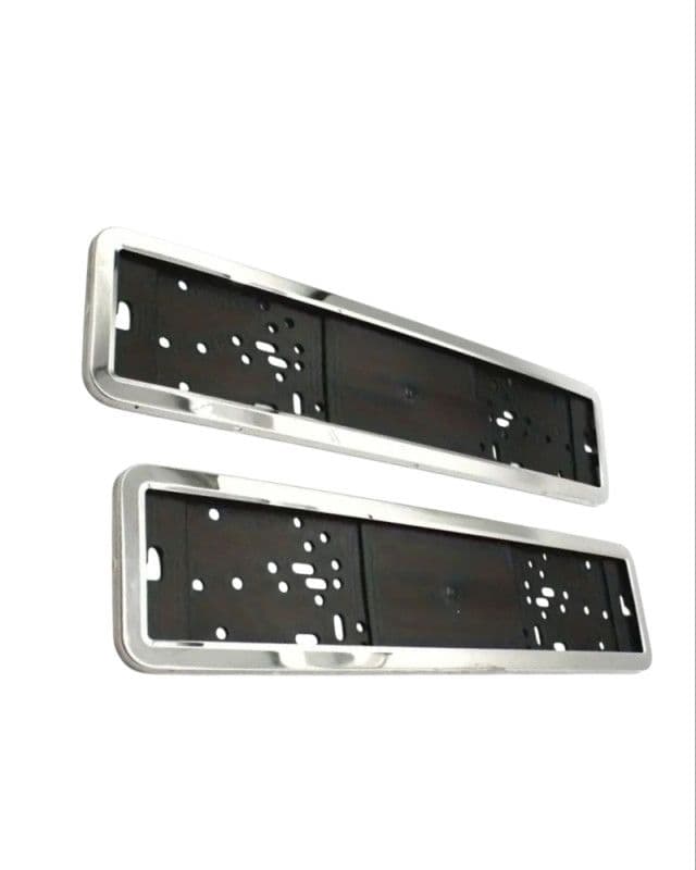 Okviri za tablice inox metalik hrom nosaci — slika 2 od 2