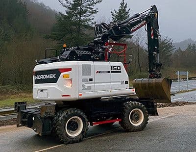 Bageri na točkove - HIDROMEK: HMK 150 WR | HMK 210 W | HMK 220 W — slika 3 od 4