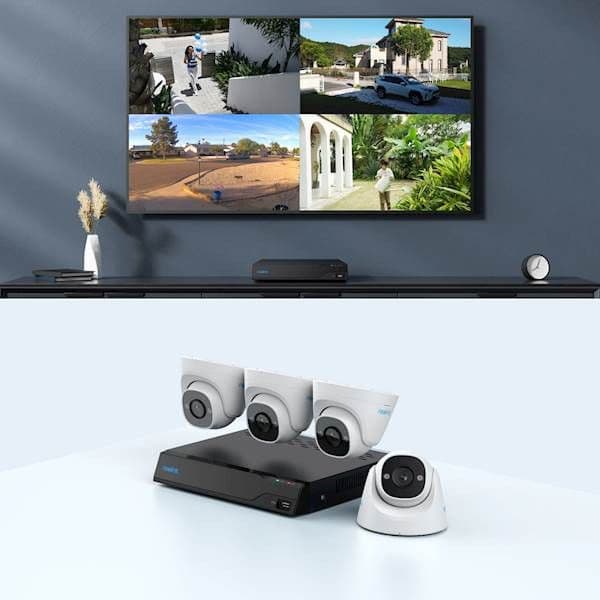 NVR snimač Reolink NVS8-5MD4 5MP 8 kanal NVR 2TB HDD 4x POE kamer — slika 3 od 4