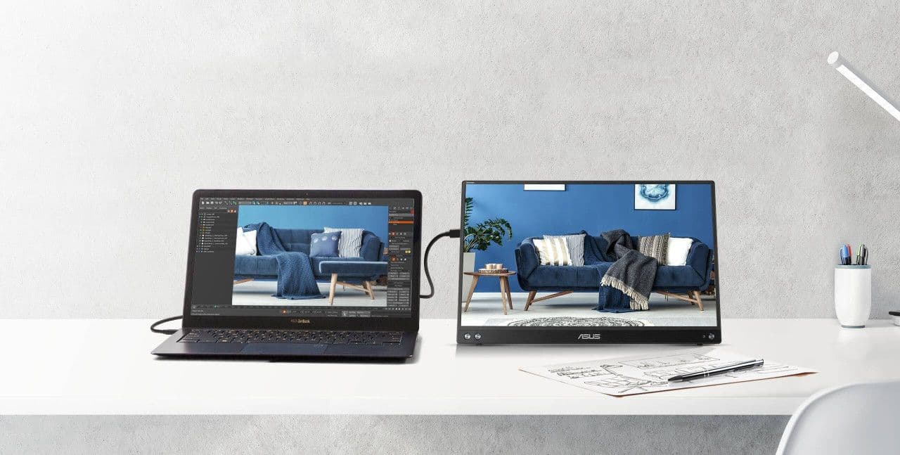 Portable Monitor 16 inch Asus MB16AHV Full HD IPS 60Hz, ZenScreen — slika 5 od 6