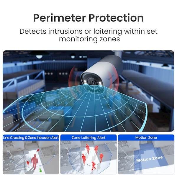 Smart kamera Reolink RP-PCB8MZ 8MP 4K 5x zoom AI širok ugao PoE — slika 11 od 14