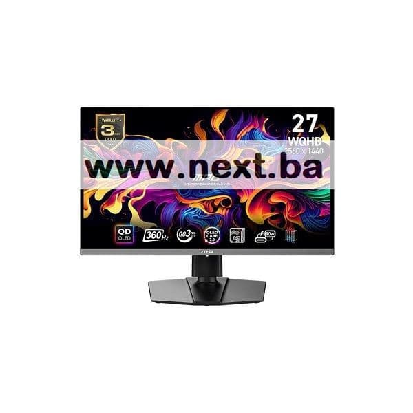 Monitor 27 MSI MPG 271QRX WQHD QD-OLED 360Hz, Gaming — slika 1 od 2