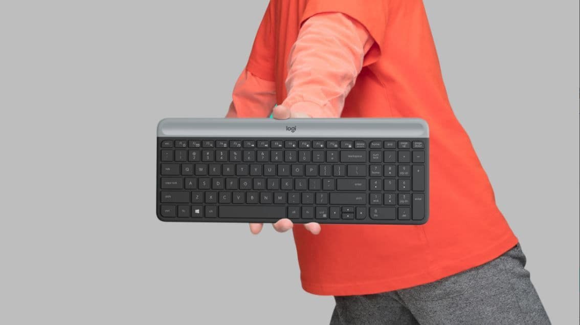 Tipkovnica + miš Logitech MK470 Slim Wireless Crna US raspored — slika 4 od 4