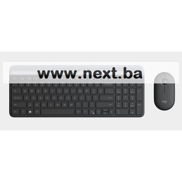 Tipkovnica + miš Logitech MK470 Slim Wireless Crna US raspored — slika 1 od 4