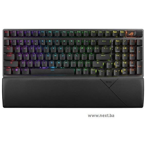 Gaming tipkovnica ASUS ROG Strix Scope II 96 Wireless, NX SNO — slika 2 od 3