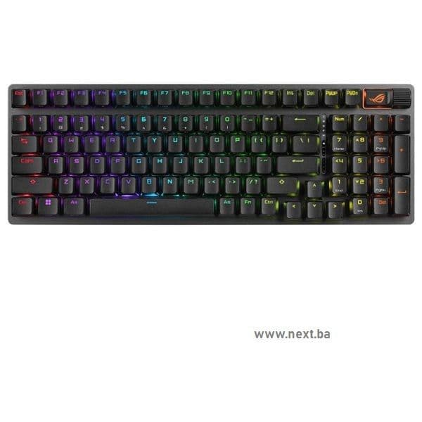 Gaming tipkovnica ASUS ROG Strix Scope II 96 Wireless, NX SNO — slika 1 od 3
