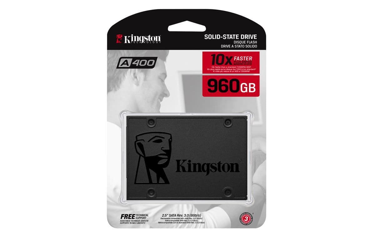 SSD Kingston 960GB A400 Series 2.5 SATA3 — slika 1 od 2