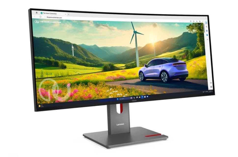 Poslovni Monitor Lenovo P34w-40 34.0 3440X1440 IPS HDMI DP 120Hz — slika 3 od 4