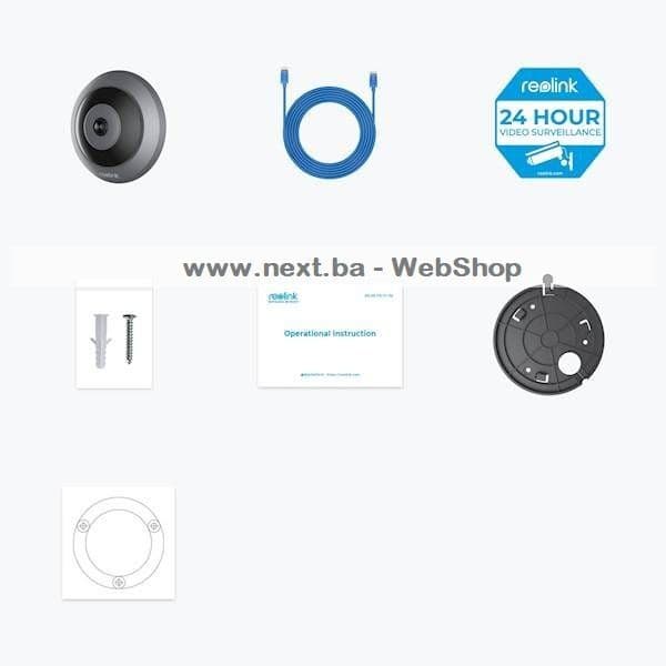Ip Kamera Fisheye Reolink P520 6MP, 360, POE — slika 3 od 3