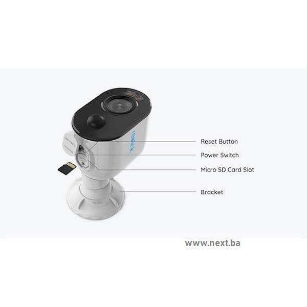 IP Kamera Reolink Argus serija B330 bijela 4MP WiFi, baterija — slika 1 od 3