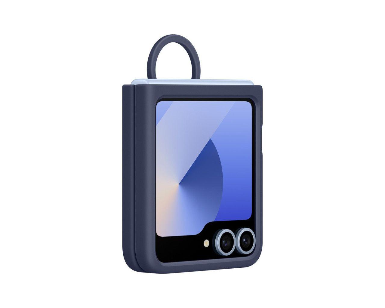 Samsung Galaxy Z Flip6 Silikonska maska Tamnoplava Original — slika 3 od 5