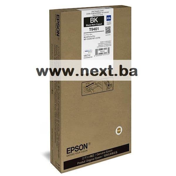 Tinta EPSON za WF-C5790 XXL Crna 10k T9461 WF-C5290DW WF-C5790DWF — slika 1 od 2