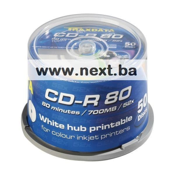 Printabilni CD-R Traxdata CAKE 50 komada — slika 1 od 1