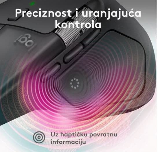 Miš Logitech MX Master 4 Graphite Bežični Programibilne tipke — slika 5 od 5