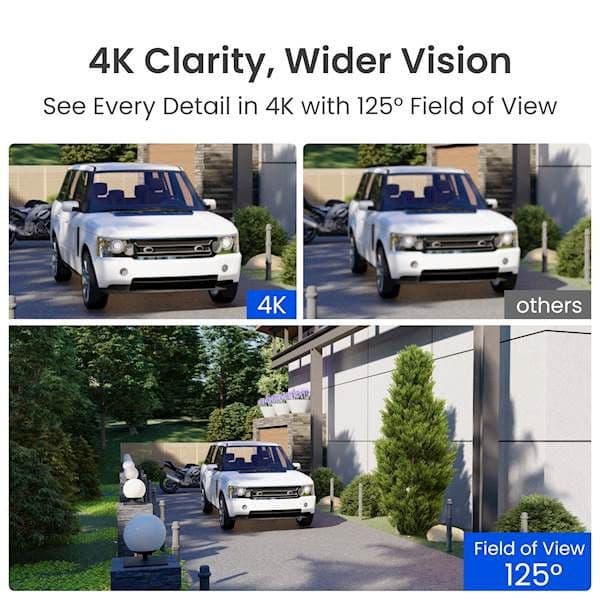 Smart IP Kamera Reolink 8MP 4K Dome RP-PCT8M IR 30m POE, AI video — slika 5 od 9