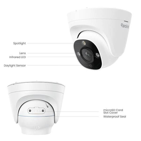 Smart IP Kamera Reolink 8MP 4K Dome RP-PCT8M IR 30m POE, AI video — slika 4 od 9