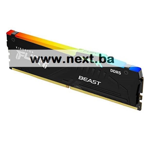 Kingston 64GB 5600MHz DDR5 RGB Fury Beast 2x32 CL40, XMP — slika 1 od 1
