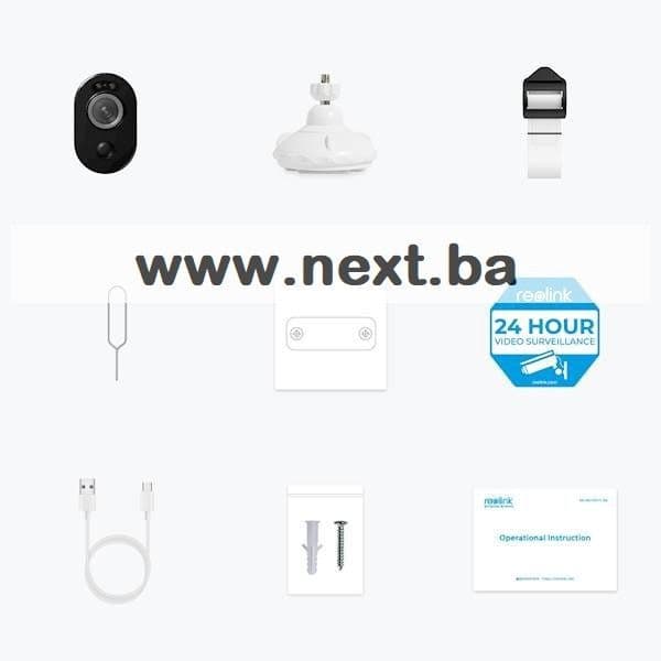 Video nadzor Reolink IP Kamera Argus serija B350 4K, Baterijska — slika 2 od 4