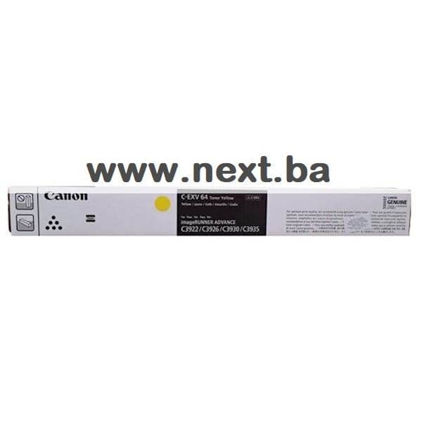 Toner CANON C-EXV 64 Yellow — slika 1 od 2