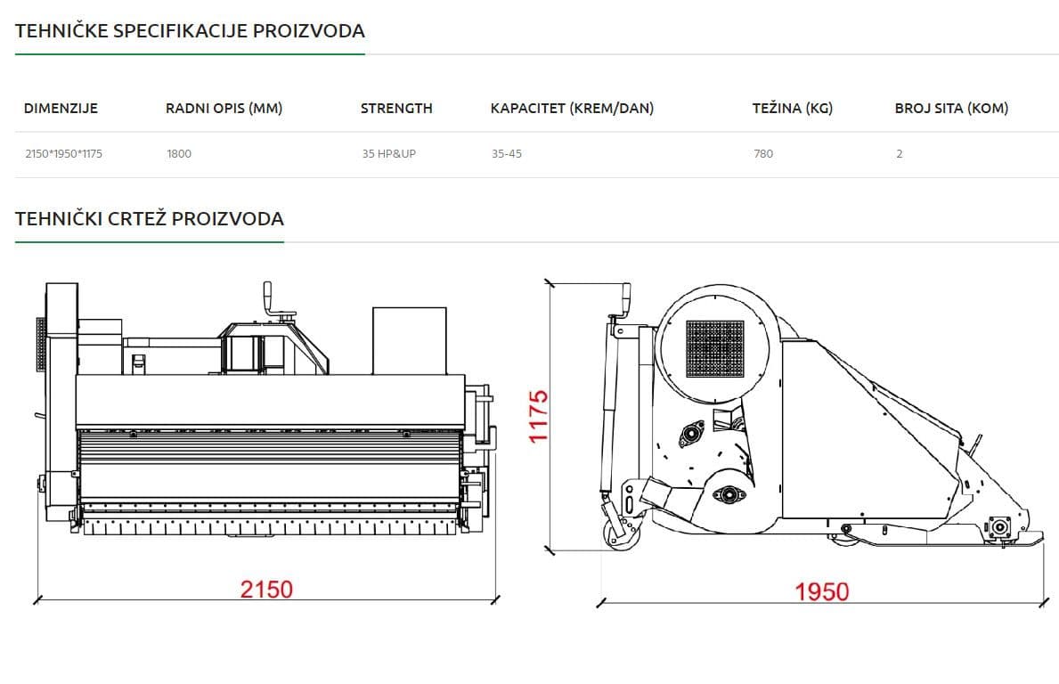Sakupljač lješnika KEFELI 2800 (lješnjaka) — slika 2 od 6