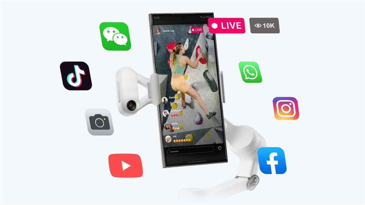 Insta360 Flow 2 AI Tracker Summit White — slika 3 od 5