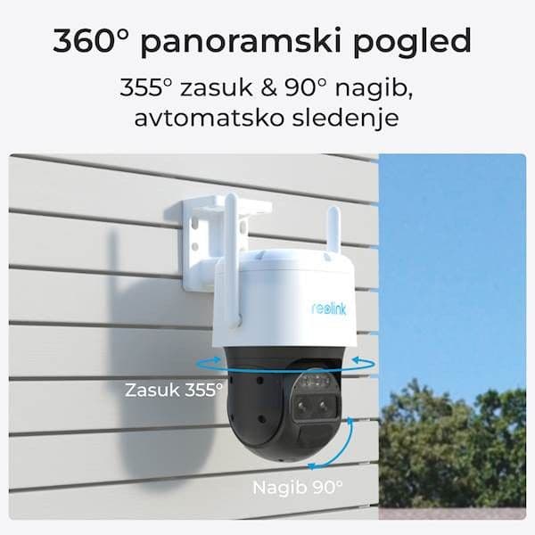 Nadzorna IP Kamera Reolink  Trackmix G770 4K 8MP 4G LTE Baterija — slika 3 od 7