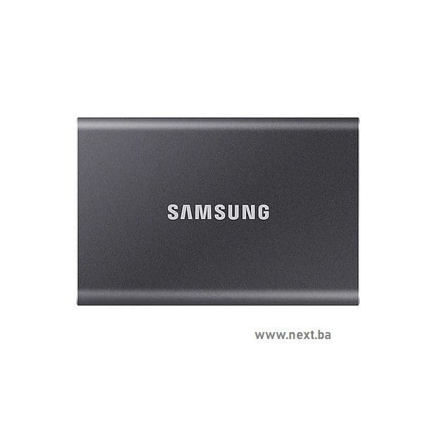 SSD Eksterni 2TB Samsung Portable T7 Titan Gray USB 3.2 MU-PC2T0T — slika 1 od 1