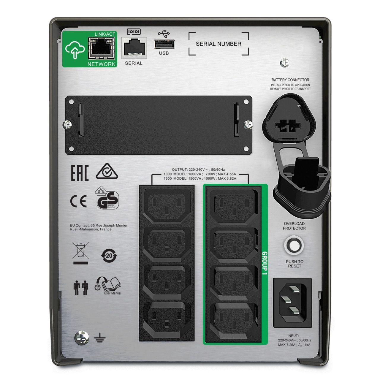 UPS APC 1500VA SMT1500IC 1000W Pure sinewave — slika 3 od 3