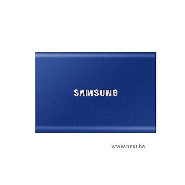Externi SSD 1TB Samsung Portable T7 Indigo Blue USB 3.2 — slika 1 od 1