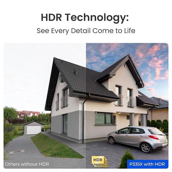 IP Kamera Reolink serija P335X POE, 4K, 8MP, POE, ColorX, HDR — slika 3 od 6