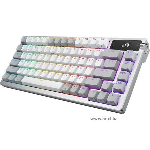Tastatura Asus ROG AZOTH WHITE, ROG NX SNOW, US Layout — slika 2 od 4