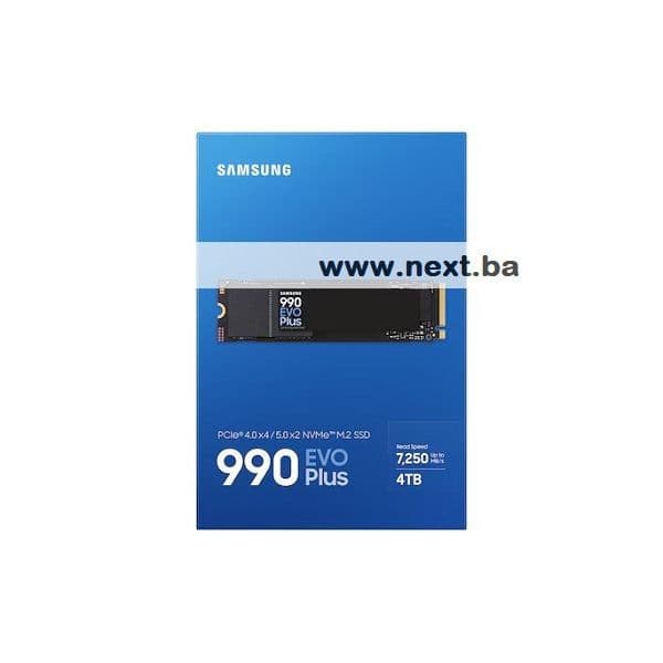 SSD 4TB Samsung 990 EVO Plus M.2 NVMe MZ-V9S4T0BW — slika 1 od 4
