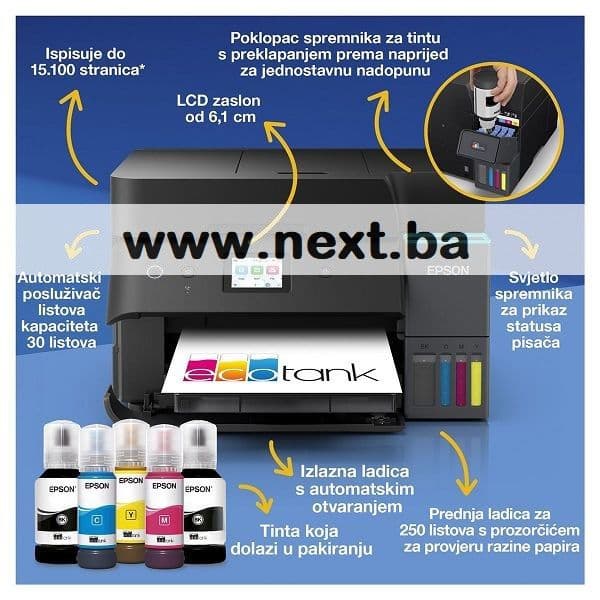 Višenamjenski Pisač Epson Epson INK EcoTank L6390 USB LAN Wi-Fi — slika 2 od 2