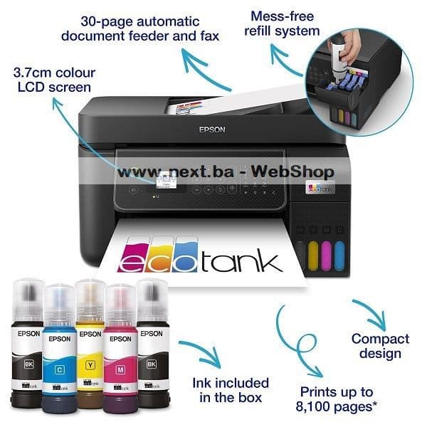 Printer Multifunkcijski Epson EcoTank L5310 — slika 1 od 2