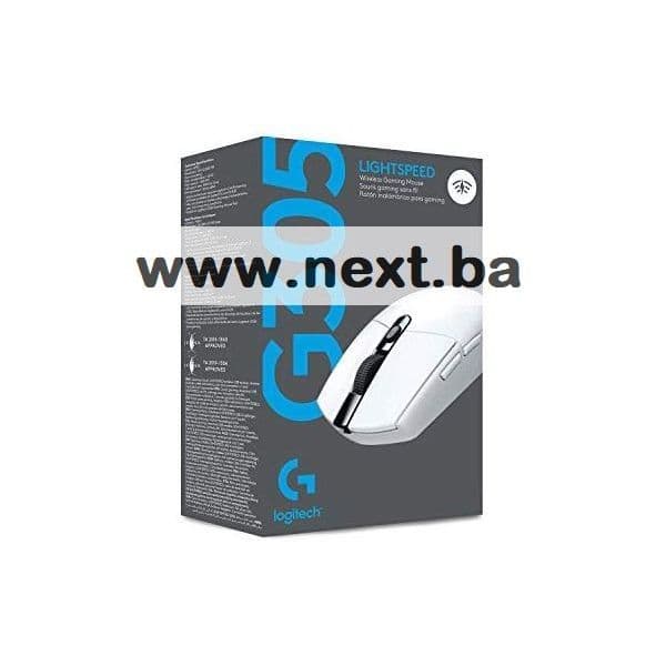 Miš Logitech Gaming G305 Lightspeed white — slika 2 od 2