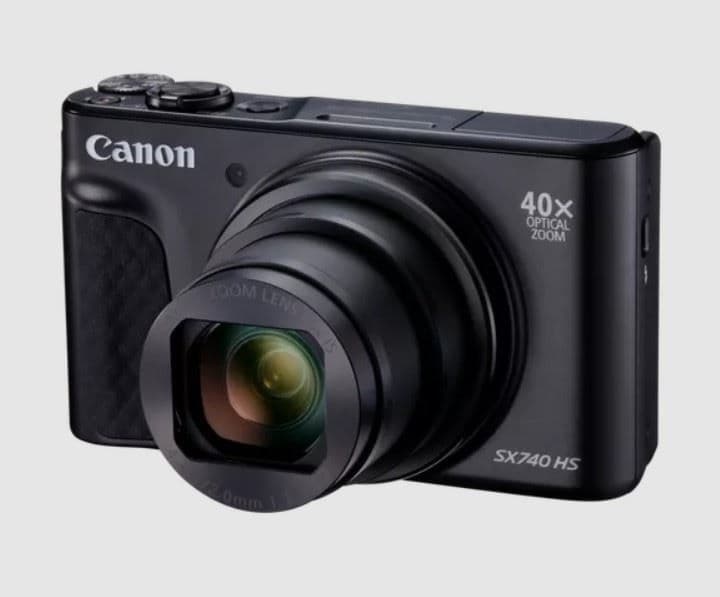 Fotoaparat CANON PowerShot SX740 HS Lite Black 40x Zoom — slika 2 od 4
