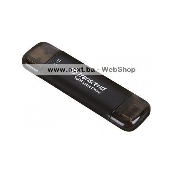 SSD Eksterni 2TB Transcend ESD310C DUAL TS2TESD310C USB-C i USB-A — slika 1 od 3