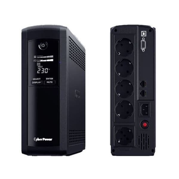 UPS CyberPower 1200VA/720W VP1200ELCD, line-int., šuko — slika 1 od 1