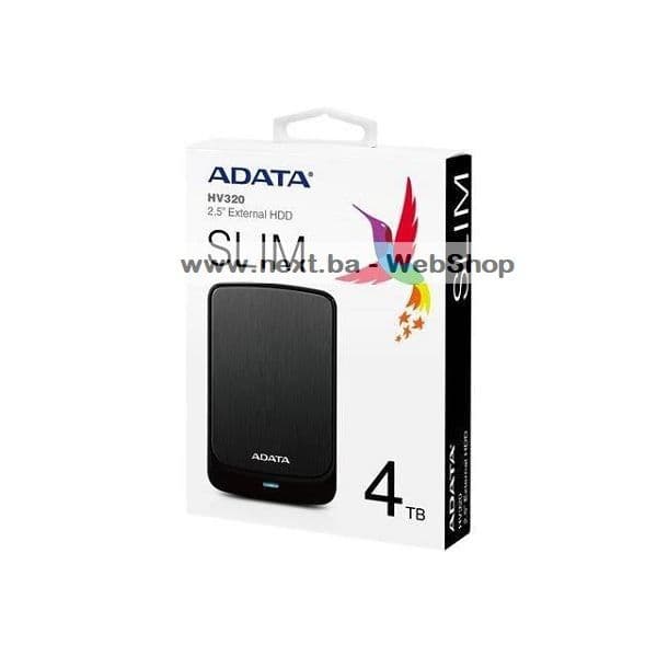 next.ba HDD Externi 4TB Adata HV320 USB 3.1 Black — slika 1 od 1