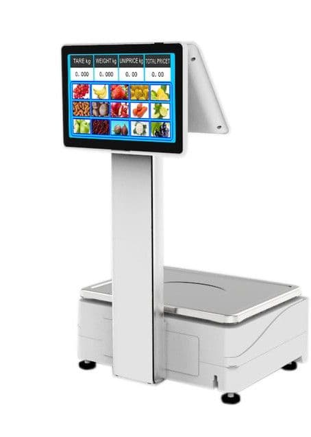 Vaga sa automatskim etiketiranjem i displej na dodir 15 kg — slika 2 od 2