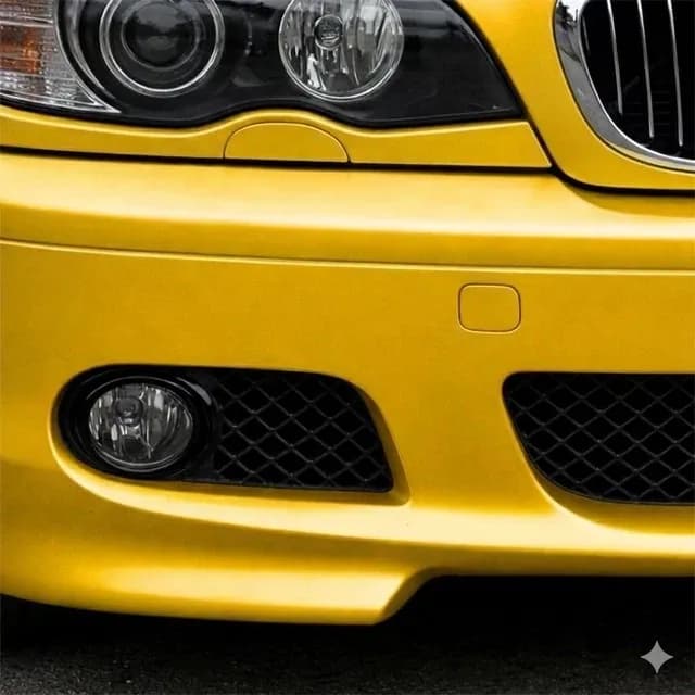 BMW E46 M Pack / M3 Mrežasti Poklopci Maglenki Prednjeg Branika — slika 1 od 5